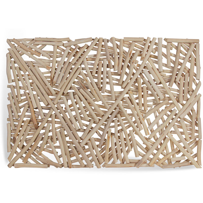 Décoration murale branche rectangulaire