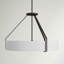 Luminaire suspendu tambour 6 lumières Audette-1055543743