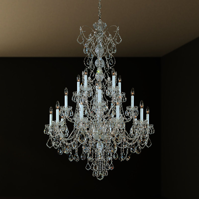 Century 20 - Light Chandelier, Polished Silver