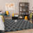 Soft Moroccan-Style Bedroom Rug, Shaggy Modern Area Rug-119262610