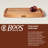 John Boos Chef's 1.5" Edge Grain Reversible Maple Wood Cutting Board with Groove-32567542