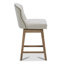 Tabouret de comptoir pivotant 26 po Azena-1425315257-1432902508