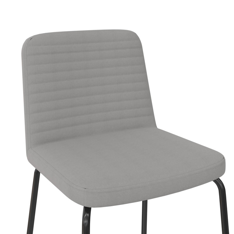 Corey 45.7cm H Tufted Linen Upholstered Side Chair