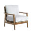 Pointe N-Dura Resin Wicker Teak Outdoor Lounge Chair - Oyster Natural-1547666445-1547666488