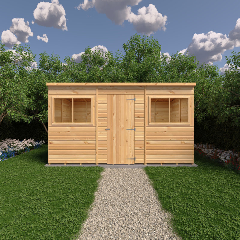 Pent 12 x 6 Shiplap Shed