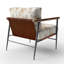 Chaise rembourrée French Country - Fauteuil crème beige-2091390774