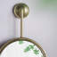 Miroir rond en fer