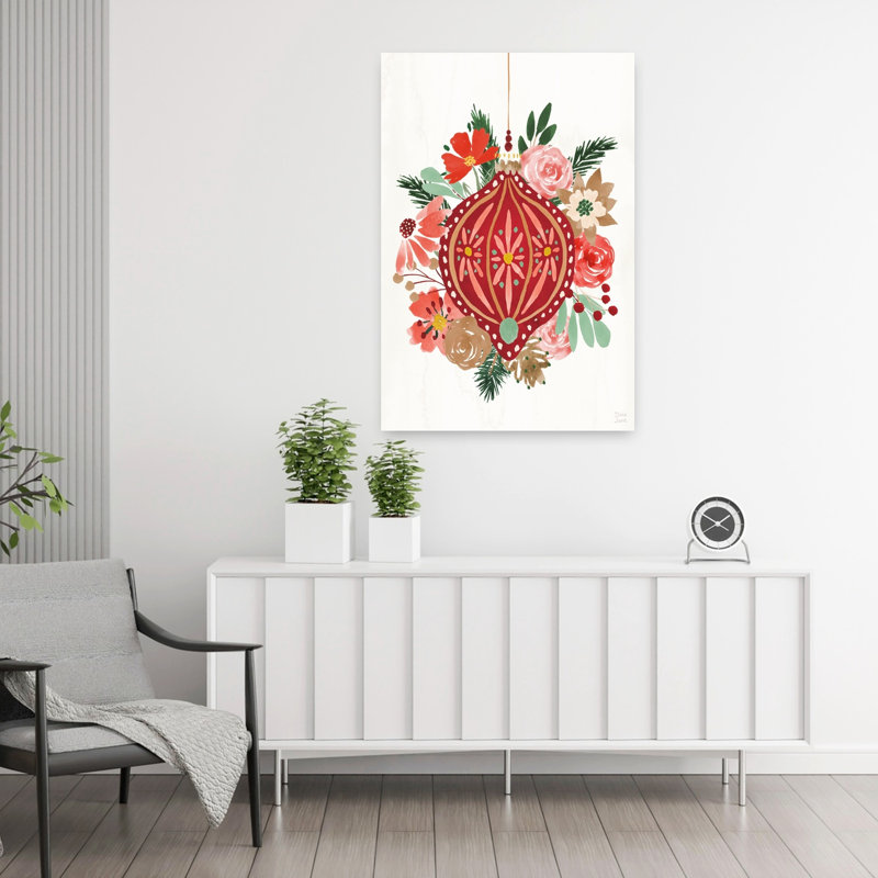 Art contemporain Art floral contemporain, H 36 po x l 24 po