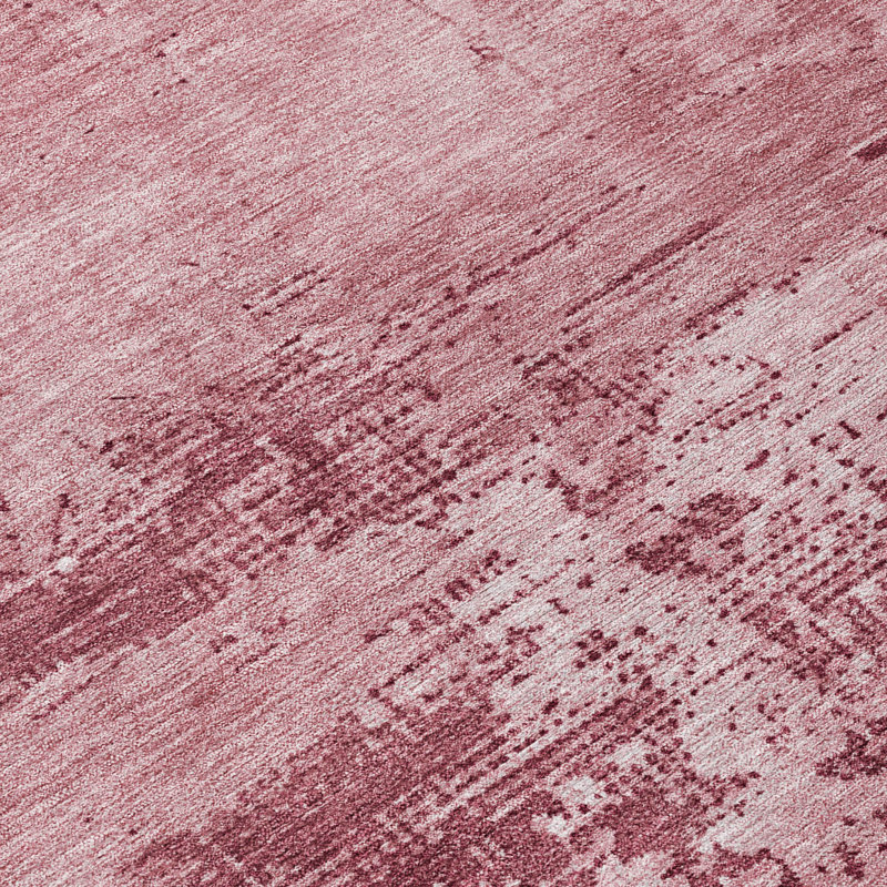 Cassiva Pink Washable Indoor-Outdoor Rug - , 2'6" x 3'10"
