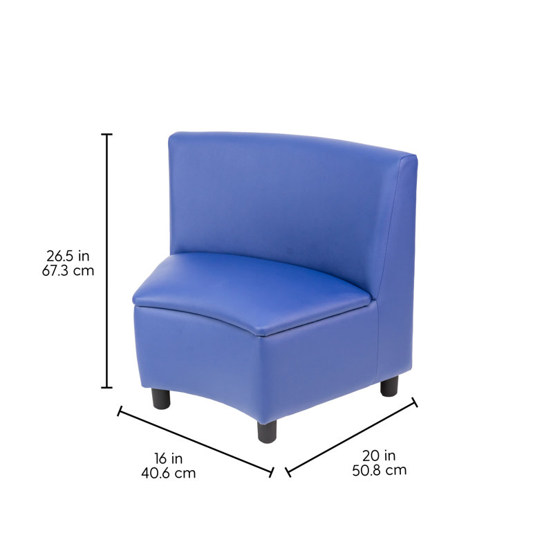 Fauteuil modulaire Kid Comfort, Bleu