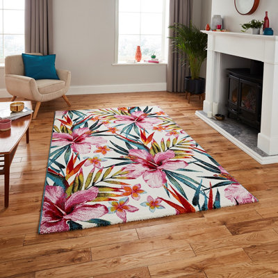 Fieldsboro Floral Area Rug
