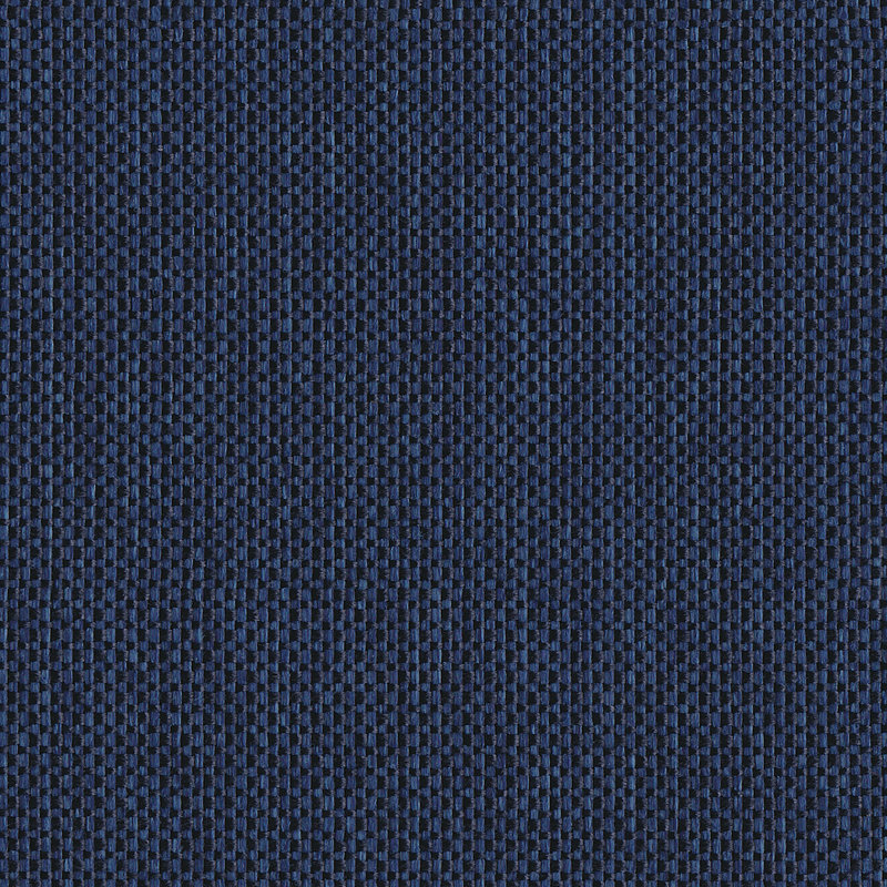 Outdoor Rounded Dining Seat Cushion, Midnight Blue