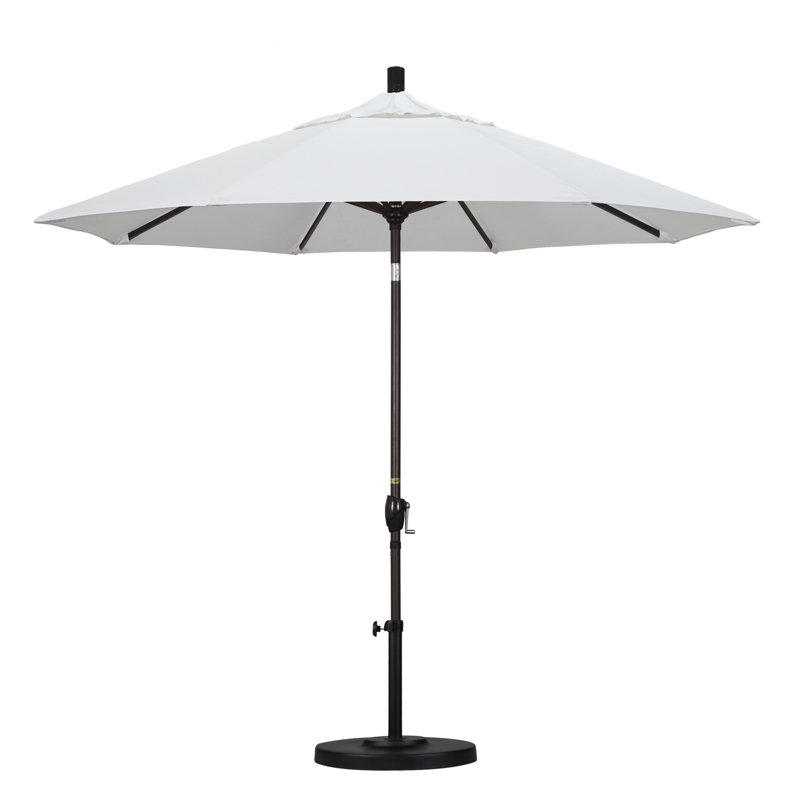 Parasol de marché 9 pi Iuka, Toile Sunbrella® naturel