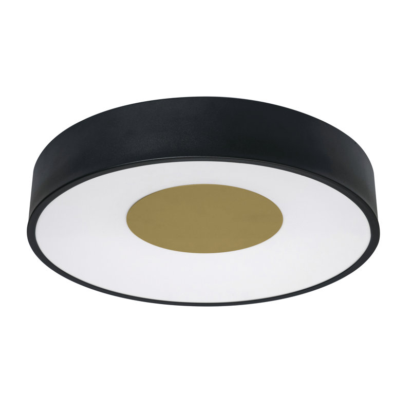 Hazel - LED Flush Mount - 18" - Black, 18"