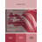 Soft Plush Everitt Valentines Modern & Contemporary Abstract Area Rug in Pink – Rose Binding-1925327131