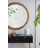 D5.9X7.9" Round White/Gold Vase
