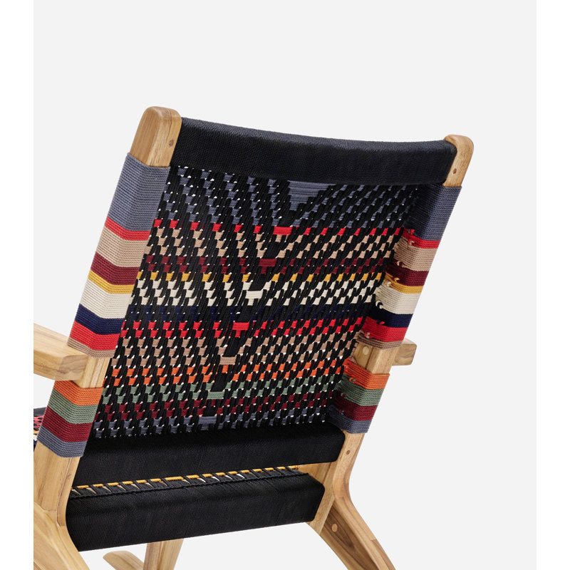 Masaya Rocking Chair, Natural, San Geronimo Pattern