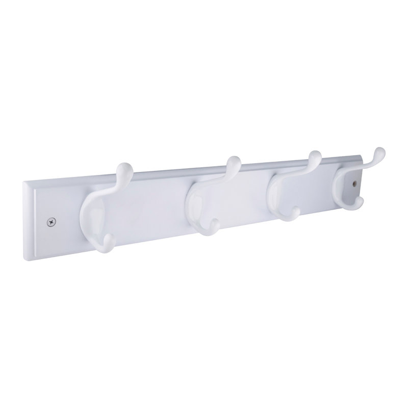 Portemanteaux avec quatre crochets en zinc Brixwell BXH64655WGW