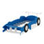 Lit plateforme Race Car, roues incluses-129230361