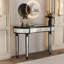 Console de 47 po avec miroir demi-lune et miroir en verre cannelé-2140261058-2140261062-2140261063