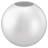 Colinet 5.16" H Glass Sphere Lamp Shade in White