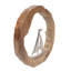 Amanie Figurine décorative sur sculpture ronde en bois pour la décoration intérieure