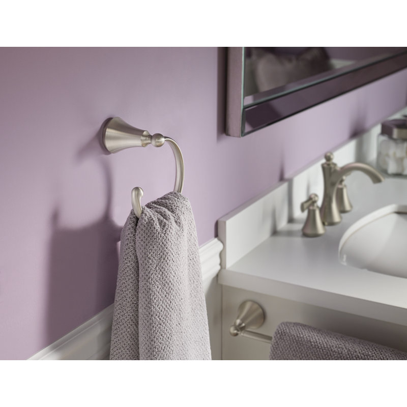 Wynford 18" Wall Mounted Towel Bar, Brushed Nickel