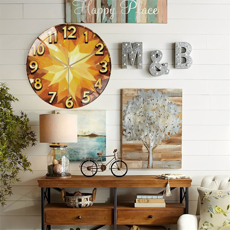 Horloge murale 12 po