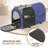 Foldable Pet Stroller with Double Detachable Carriers, Folding Dog Cat Jogger Stroller with Tether-95924707