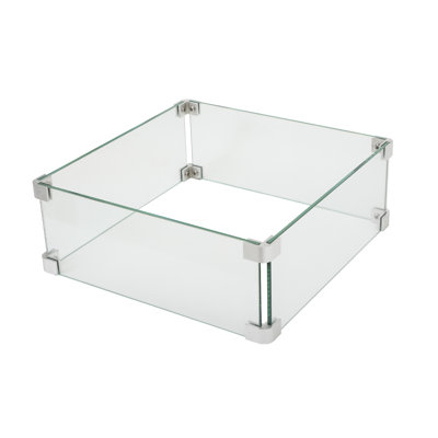 Pare-flammes pour foyer d'extérieur trempé (verre)