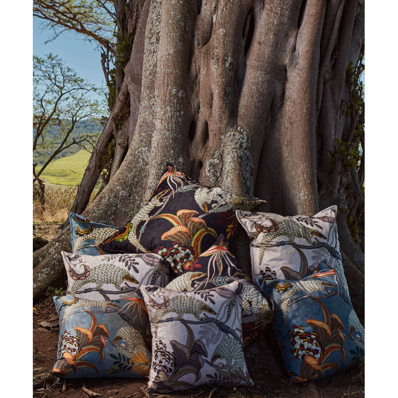Ardmore Pillow, Blue, 16" x 16"