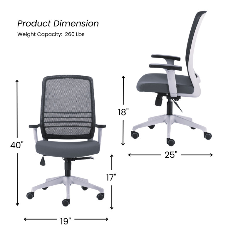 Chaise de bureau de travail Cobi