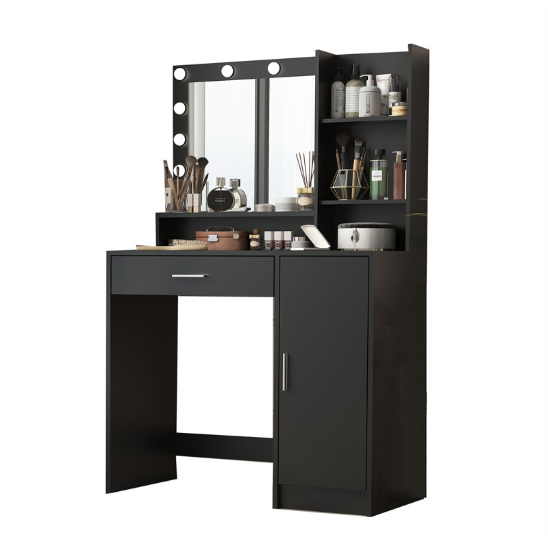 Coiffeuse Nakendra, Noir