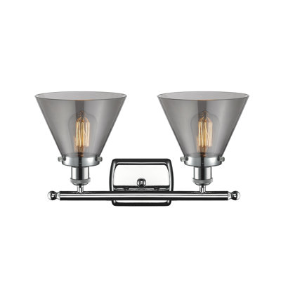Éclairage pour meuble-lavabo à 2 lumières 18 po Ballston Urban Cone
