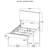 Gutow 52-inch Full Panel Bed Natural Pine-107098048