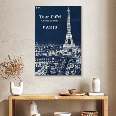 Lilie Blueprint Eiffel Tower