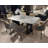 Rectangular Dining table with marble