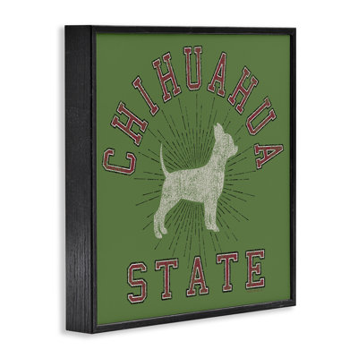 Estampe numérique rétro Chihuahua State par Spirit Animals / Life Is High
