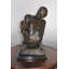 Statue de femme Bhoyar accroupie en bronze Rodin - Taille: L 11 po x l 16 po x H 18 po.