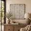 Cvitko Metal Embossed Scroll Floral Wall Decor with Grey Backing-56105227