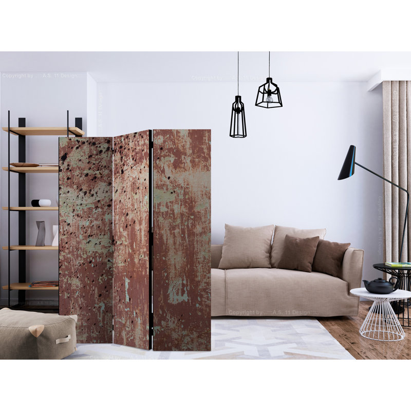 Brummett 172cm H Folding Room Divider, 3