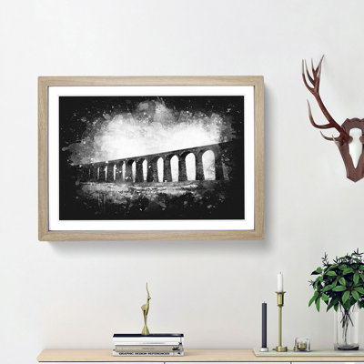 The Ribblehead Viaduct in Yorkshire - Picture Frame Graphic Art Print