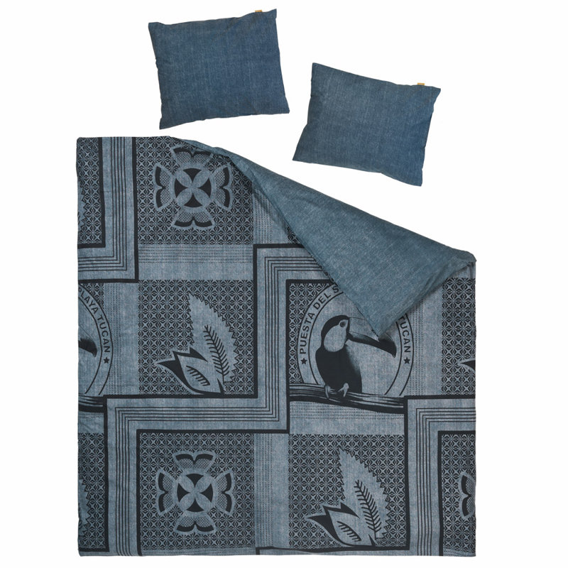 Coonrod Patchwork Duvet Cover Set with Pillowcases, Double - 2 Pillowcases (60 x 70 cm)