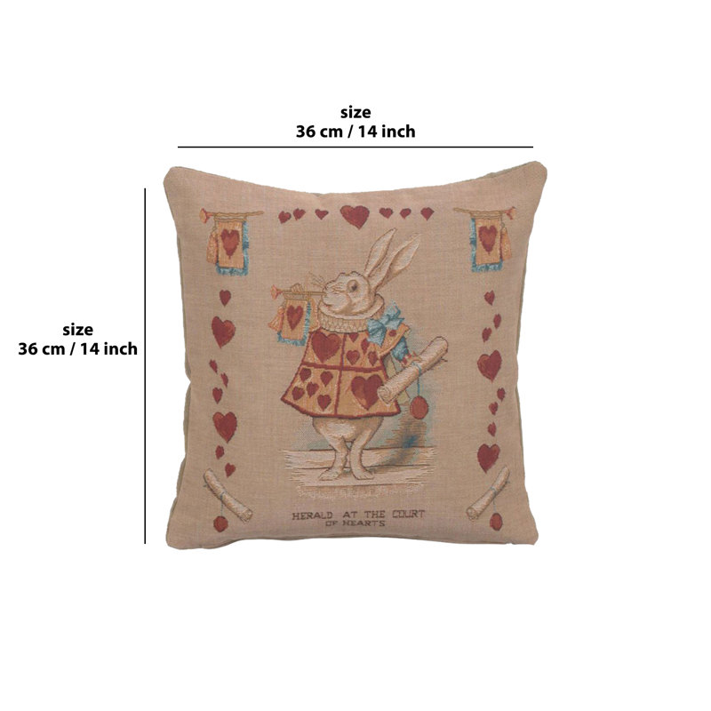 Contemporary Cotton Blend Pillow Cover
