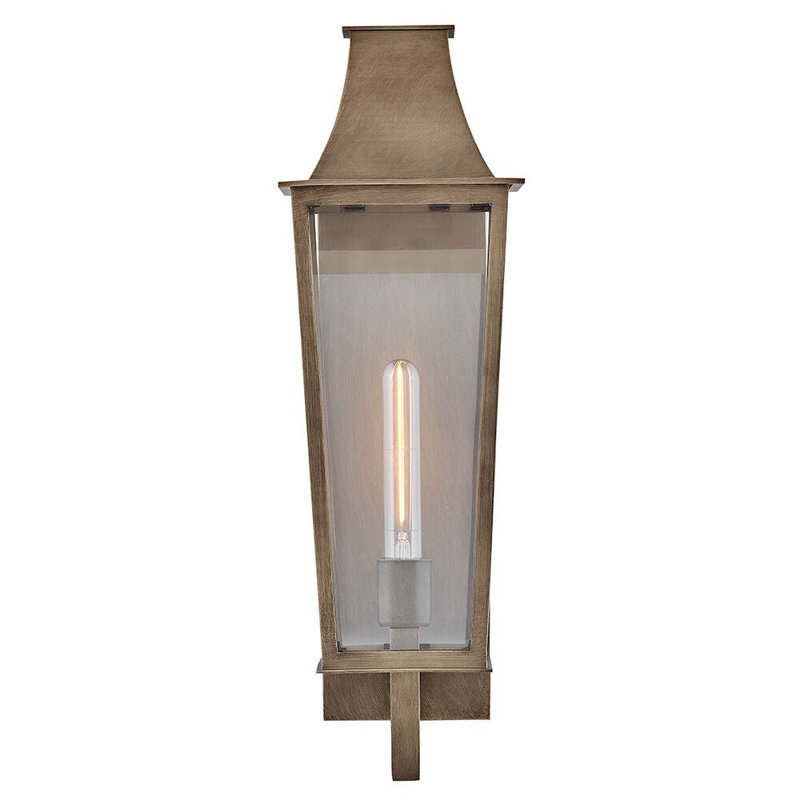 Georgetown 1 - Light Outdoor Wall Lantern, Burnished Bronze, 21.75" H x 7" W x 8" D