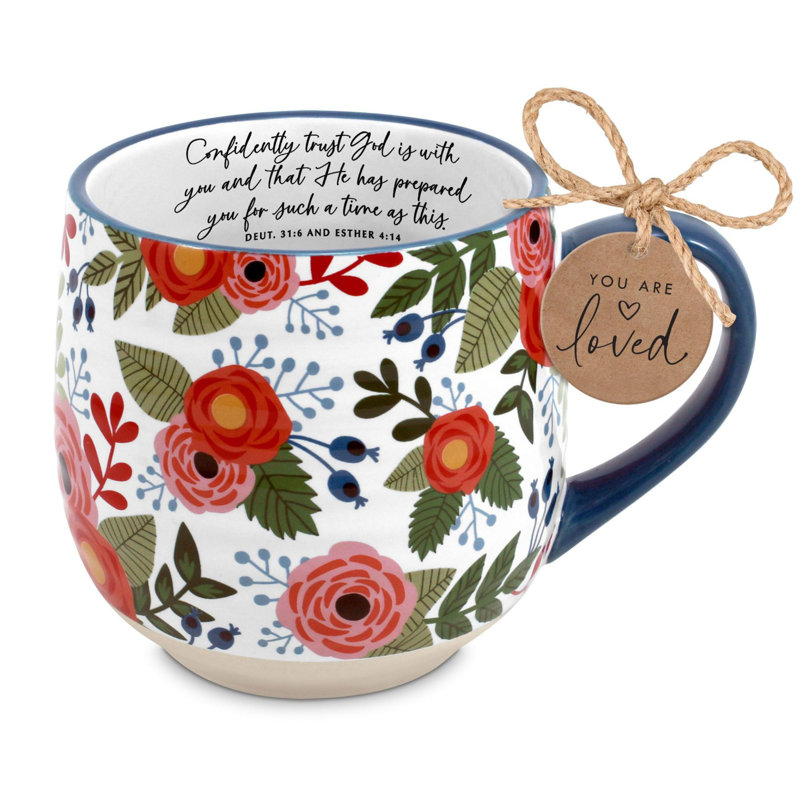 Tasse à café «Blooming Joy God Is With You»