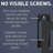 Radiant 4-Gang Decorator Rocker Screwless Wall Plate-39722310