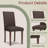 Upholstered Dining Chairs, Nail Head Trim Design, Solid Wood Legs And Padded Seat, Comfortable Fabric For Kitchen, Dining Room, Living Room-322295273-329003764