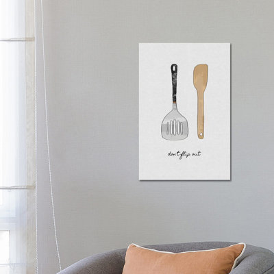 Don't Flip Out by Orara Studio - Wrapped Canvas Print