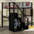 Twin Size Metal Loft Bed With Storage Staircase, Wardrobe And Full-Length Guardrails-513588632